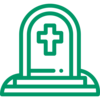 Grüne Linie, Logo Grabstein